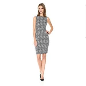 Calvin Klein Geometric Sheath Dress